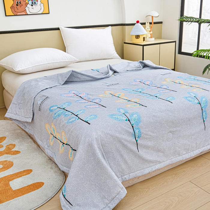 91家纺网 家纺一手货源 找家纺 （总）侨鑫 2025新款亲肤水洗棉夏被宽边