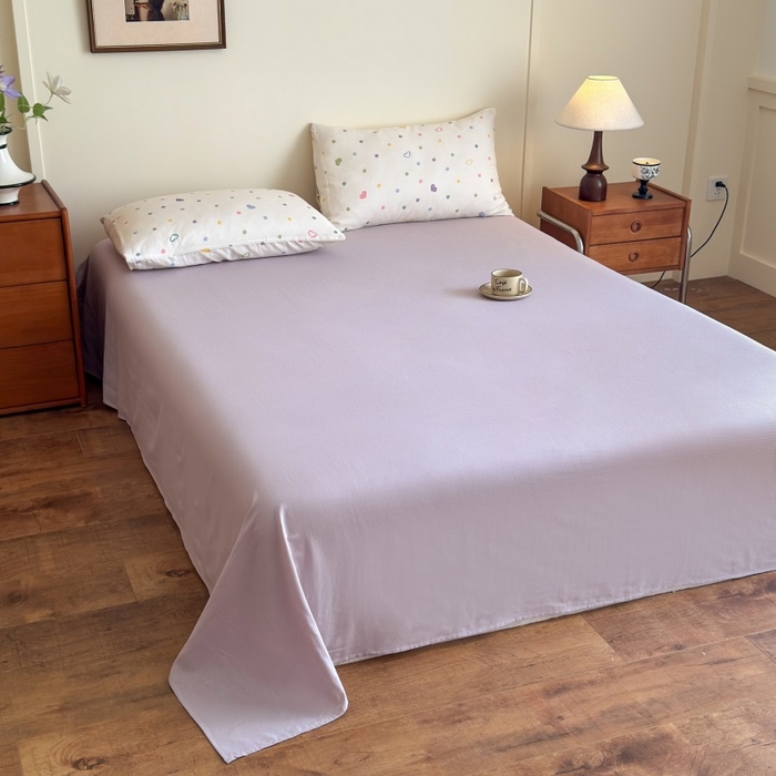 91家纺网 家纺一手货源 找家纺 亿梵家居 2025新款A类母婴级有氧全棉纯棉双层纱纯棉印花四件套-床拍图 彩虹糖