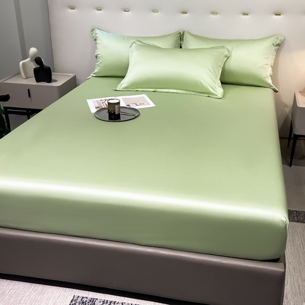 91家纺网 家纺一手货源 找家纺 （总）涵宸2025新款天丝TM纯色-单床笠