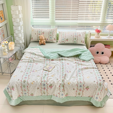 一加一  2025新款全棉豆豆大豆被被被子被芯夏被 爱意浓浓