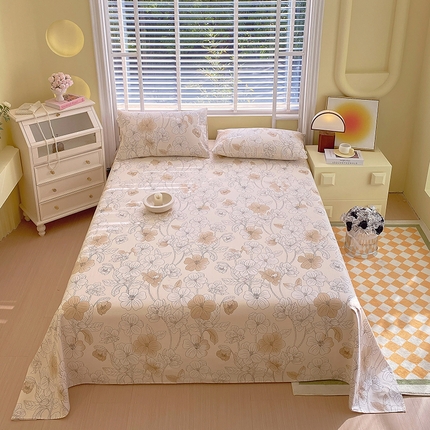 91家纺网 家纺一手货源 找家纺 悦织湾家纺 2025华夫格全棉单床单 华夫格-芳华