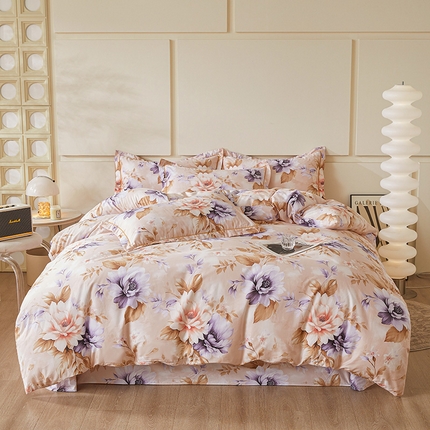 91家纺网 家纺一手货源 找家纺 （总）名优家纺 2024新款13374全棉印花四件套