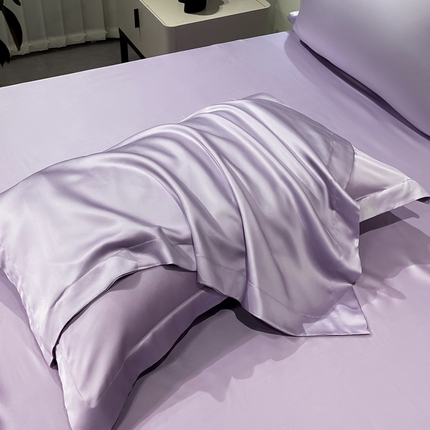 涵宸2025新款天丝TM纯色-单枕套 单枕套-淡雅紫