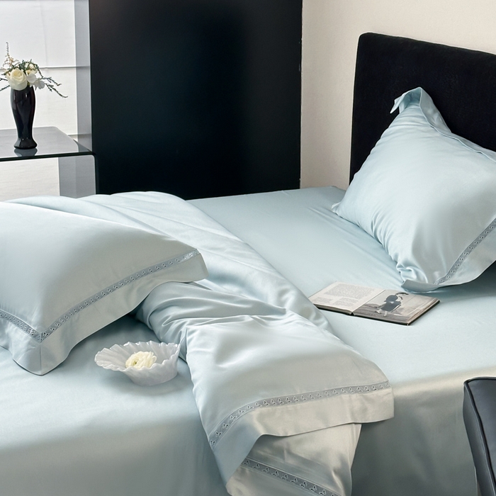 91家纺网 家纺一手货源 找家纺 （总）云栖家居 2025天丝棉镂空四件套-星光蝶语