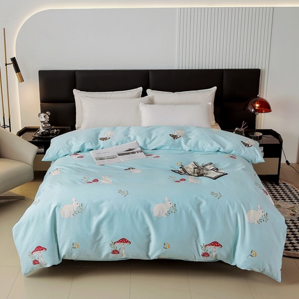 91家纺网 家纺一手货源 找家纺 （总）名优家纺 2024新款13374全棉印花系列单被套支持一件定制