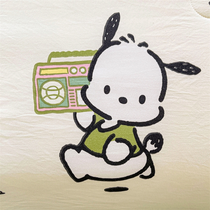 91家纺网 家纺一手货源 找家纺 晓时候 2025新款正版授权三丽鸥水洗棉夏被新疆棉花被夏凉被空调薄被子 童心帕恰狗