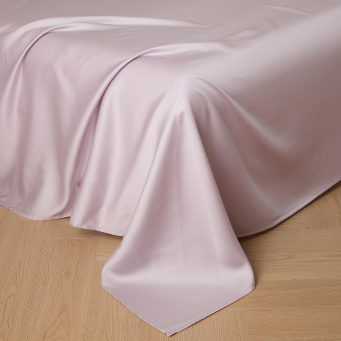 91家纺网 家纺一手货源 找家纺 涵宸 2025新款天丝-天丝棉-纯色单床单-场景1 床单-紫语