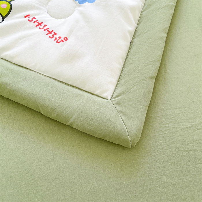 91家纺网 家纺一手货源 找家纺 晓时候 2025新款正版授权三丽鸥水洗棉夏被新疆棉花被夏凉被空调薄被子 呆萌小蛙