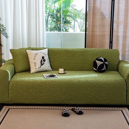 91家纺网 家纺一手货源 找家纺 总沐沐家纺2026新款奶油云纱沙发套