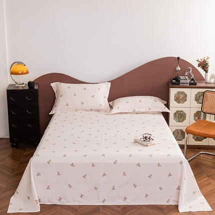 91家纺网 家纺一手货源 找家纺 （总）锦罗绣 2025新款A类全棉双层纱单床单