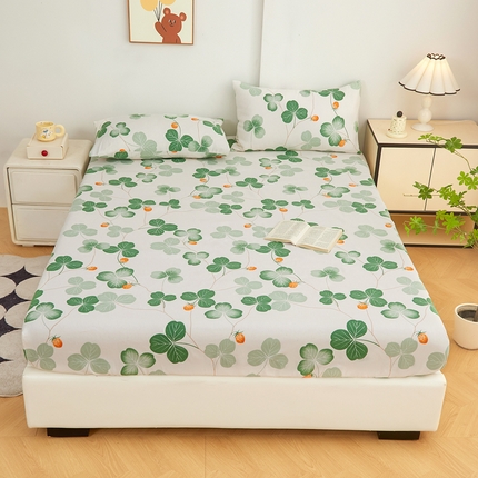 91家纺网 家纺一手货源 找家纺 （总）棉乐町家居 2025新款锦柔老粗布印花床笠