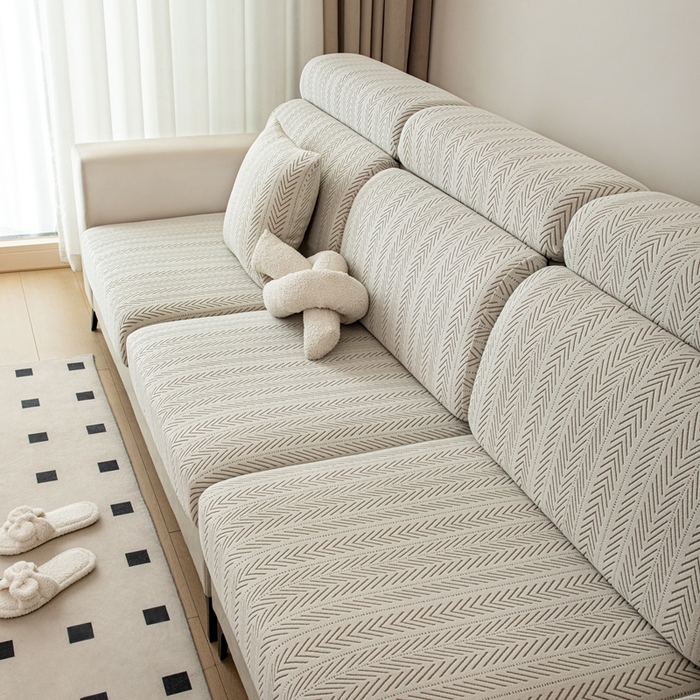 91家纺网 家纺一手货源 找家纺 沐沐 2026新款阳离子沙发笠沐熙浅灰