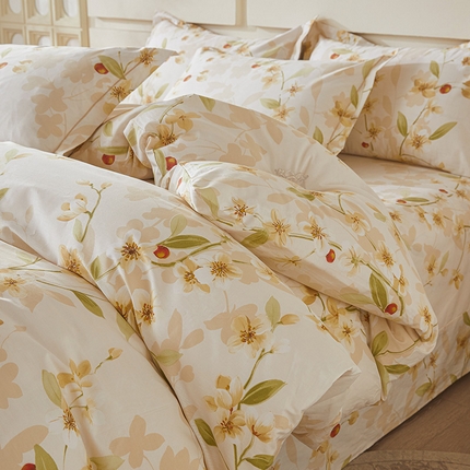 91家纺网 家纺一手货源 找家纺 （总）名优家纺 2024新款13374全棉印花系列单被套支持一件定制