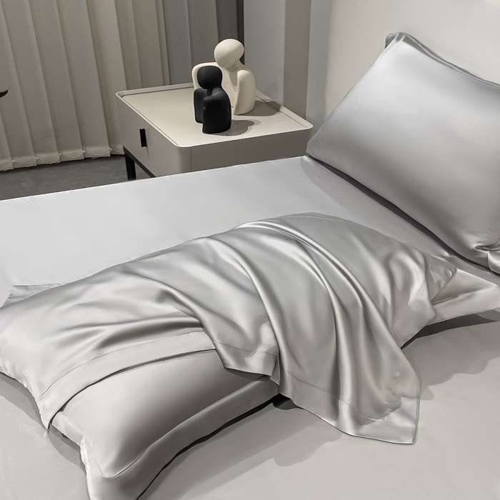 91家纺网 家纺一手货源 找家纺 涵宸2025新款天丝TM纯色-单枕套 单枕套-都市灰