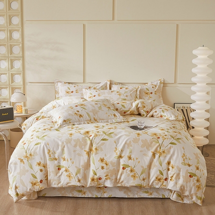 91家纺网 家纺一手货源 找家纺 （总）名优家纺 2024新款13374全棉印花四件套