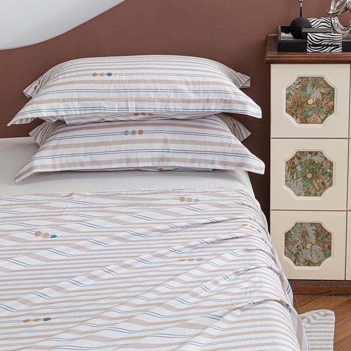 91家纺网 家纺一手货源 找家纺 锦罗绣 2025新款A类全棉双层纱单床单 寄羽