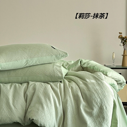 91家纺网 家纺一手货源 找家纺 （总）卡巴伦家纺 2025全棉A类空气层三层纱提花四件套