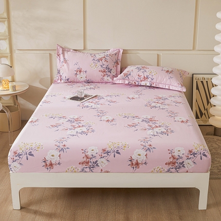 91家纺网 家纺一手货源 找家纺 （总）名优家纺 2024新款13374全棉印花系列单床笠支持一件定制