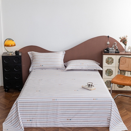 锦罗绣 2025新款A类全棉双层纱单床单 寄羽