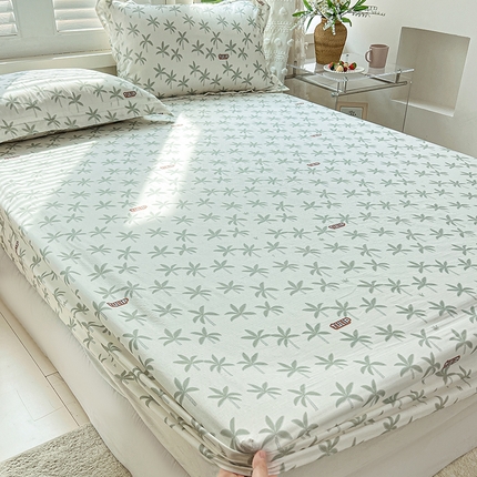 91家纺网 家纺一手货源 找家纺 （总）锦罗绣 2025新款A类全棉双层纱单床笠