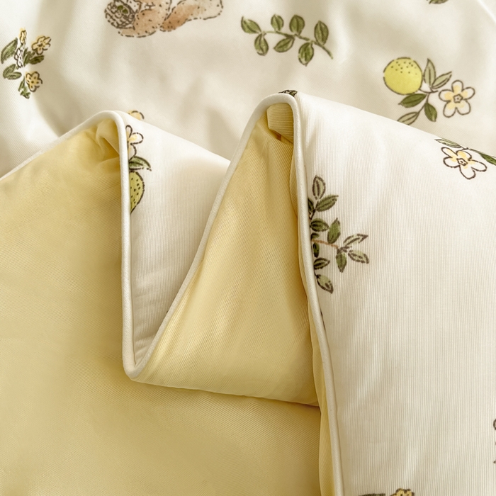 91家纺网 家纺一手货源 找家纺 维洋家纺 2025（专版花型）A类凉感丝夏被 凉感夏凉被双面加倍透气（四周踩棉） 彼得兔