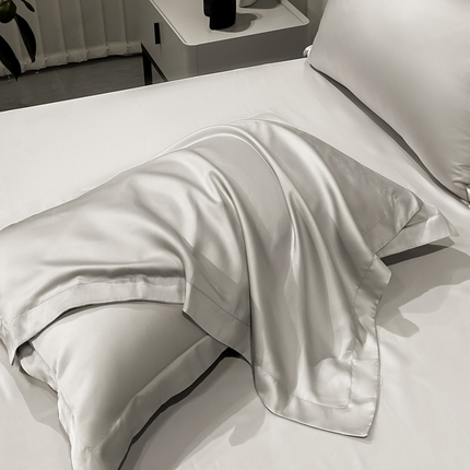 涵宸2025新款天丝TM纯色-单枕套 单枕套-大地灰