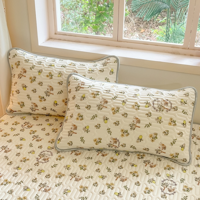 91家纺网 家纺一手货源 找家纺 维洋家纺 2025（专版花型）A类凉感丝夏被 凉感夏凉被双面加倍透气（四周踩棉） 彼得兔