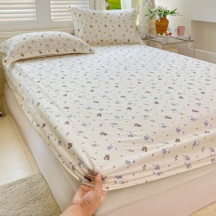 91家纺网 家纺一手货源 找家纺 （总）锦罗绣 2025新款A类全棉双层纱单床笠