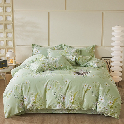 91家纺网 家纺一手货源 找家纺 （总）名优家纺 2024新款13374全棉印花四件套