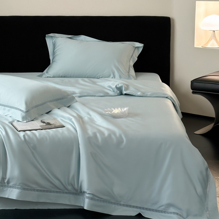 91家纺网 家纺一手货源 找家纺 （总）云栖家居 2025天丝棉镂空四件套-星光蝶语