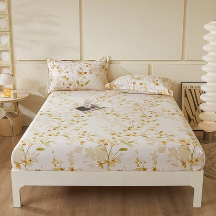 91家纺网 家纺一手货源 找家纺 （总）名优家纺 2024新款13374全棉印花系列单床笠支持一件定制