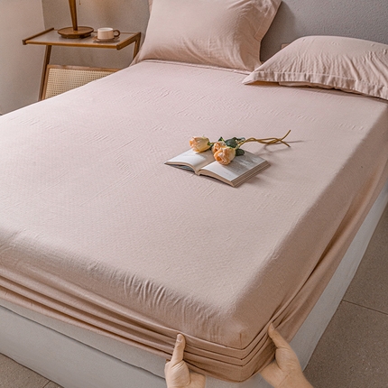 91家纺网 家纺一手货源 找家纺 （总）锦罗绣 2025新款A类全棉双层纱单床笠