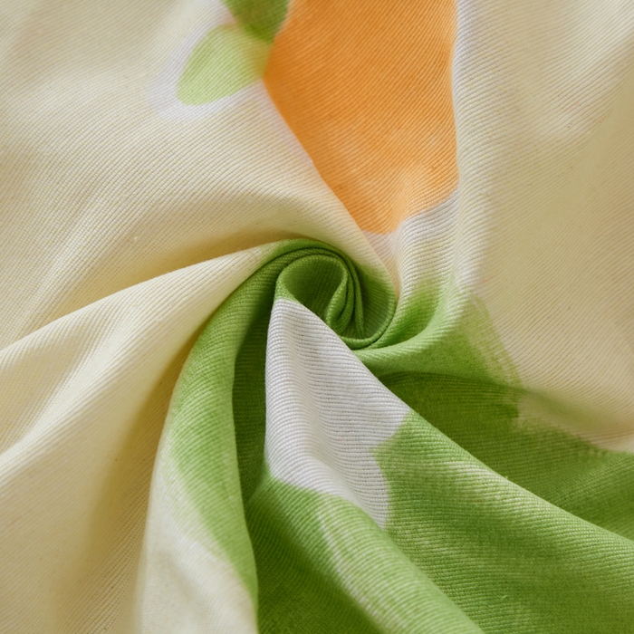 91家纺网 家纺一手货源 找家纺 棉乐町家居 2025新款锦柔老粗布印花床笠 恐龙宝贝