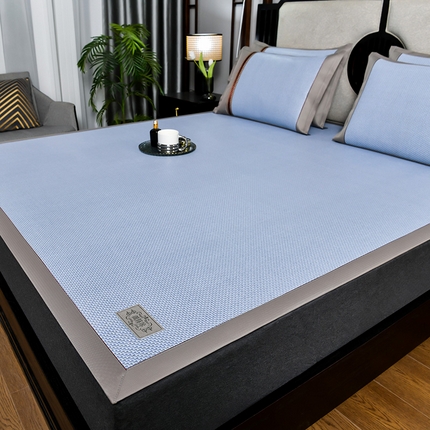 91家纺网 家纺一手货源 找家纺 （总）小牛席业 2025新款加厚古藤席-经典皮革标系列凉席藤席冰藤席冰丝席竹席草席空调席乳胶席豆豆席