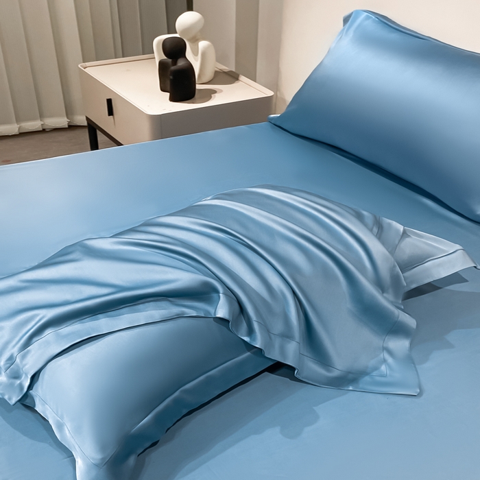 91家纺网 家纺一手货源 找家纺 涵宸2025新款天丝TM纯色-单枕套 单枕套-深海蓝