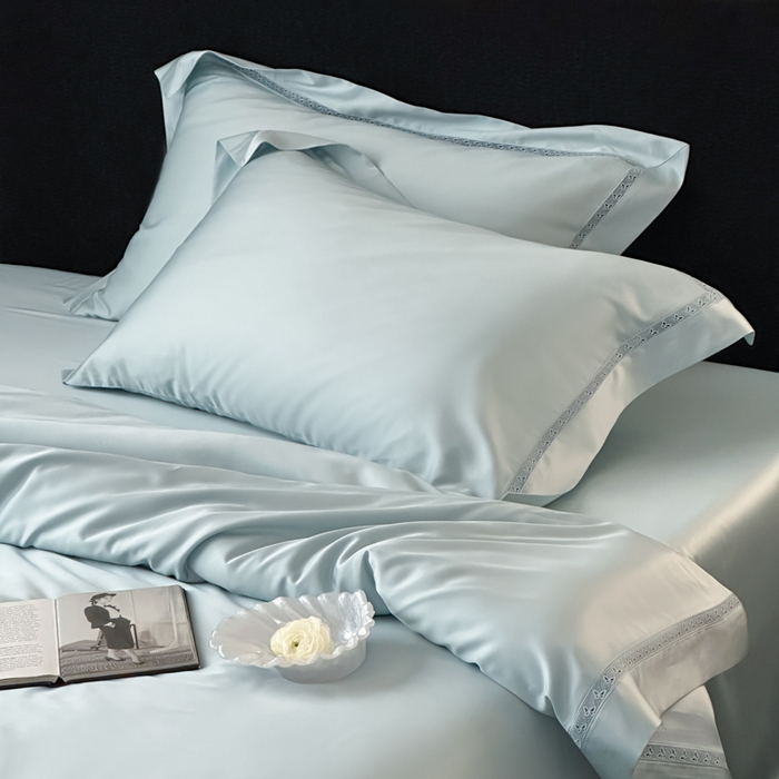 91家纺网 家纺一手货源 找家纺 （总）云栖家居 2025天丝棉镂空四件套-星光蝶语