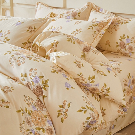 91家纺网 家纺一手货源 找家纺 （总）名优家纺 2024新款13374全棉印花系列单被套支持一件定制