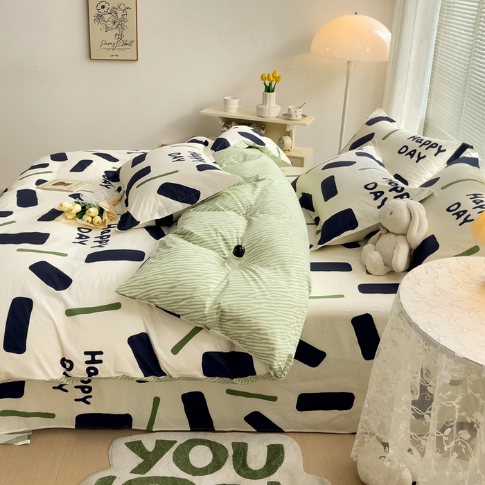 91家纺网 家纺一手货源 找家纺 金盛纺 2025新款13372全棉系列四件套 玛卡巴卡