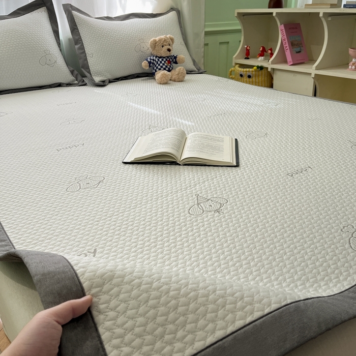 91家纺网 家纺一手货源 找家纺 卡初家居（原微来） 2025夏季凉感提花席 嗨嗨乐园