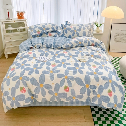 金盛纺 2025新款13372全棉系列四件套 风灵玉秀