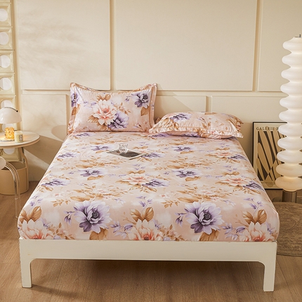 91家纺网 家纺一手货源 找家纺 （总）名优家纺 2024新款13374全棉印花系列单床笠支持一件定制