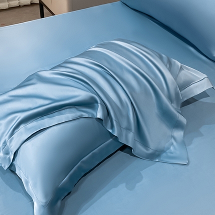 涵宸2025新款天丝TM纯色-单枕套 单枕套-深海蓝