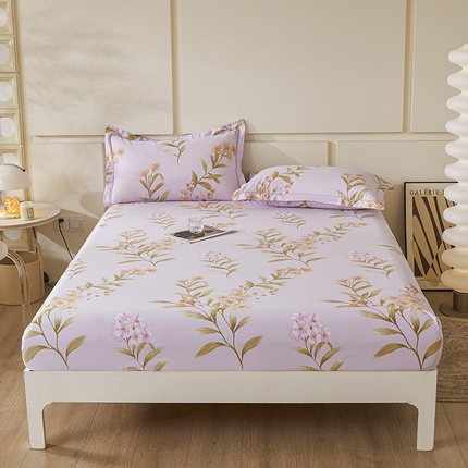 91家纺网 家纺一手货源 找家纺 （总）名优家纺 2024新款13374全棉印花系列单床笠支持一件定制