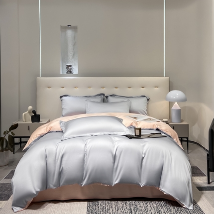 91家纺网 家纺一手货源 找家纺 （总）涵宸2025新款天丝TM纯色-四件套