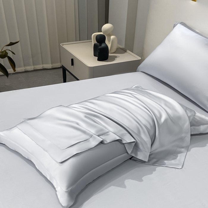 91家纺网 家纺一手货源 找家纺 涵宸2025新款天丝TM纯色-单枕套 单枕套-星辰兰