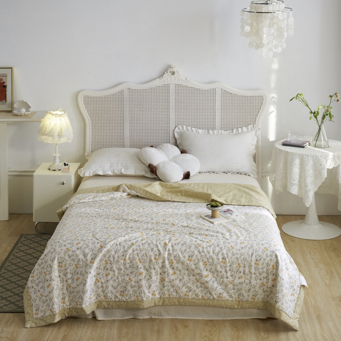 91家纺网 家纺一手货源 找家纺 维洋家纺 2025新款里外全棉印花棉花夏凉被 水果奇缘