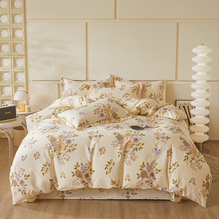 91家纺网 家纺一手货源 找家纺 （总）名优家纺 2024新款13374全棉印花四件套