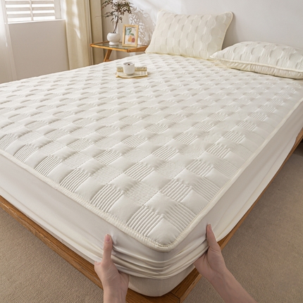 91家纺网 家纺一手货源 找家纺 （总）源舍家纺 2025新款A类水洗棉夹棉床笠