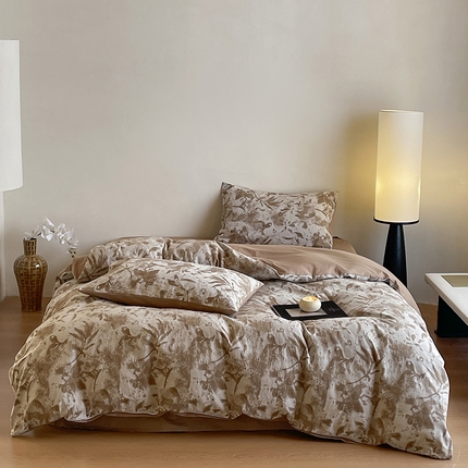 简家居 2025新款60支色织空气感大提花四件套系列 摇曳