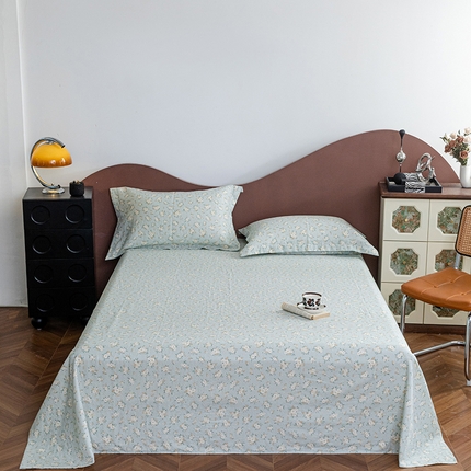 91家纺网 家纺一手货源 找家纺 （总）锦罗绣 2025新款A类全棉双层纱单床单